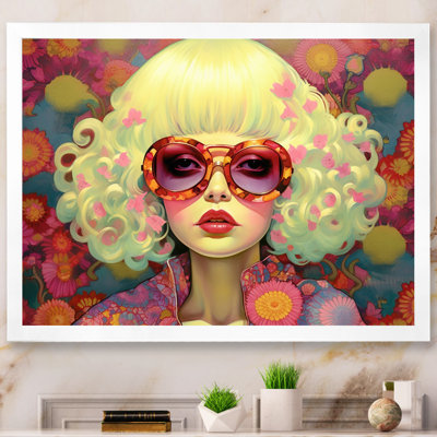 «Retro Cool Discopunk Queen» sur toile