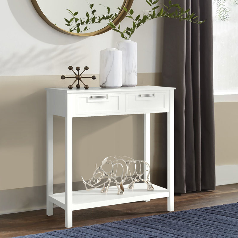 Abai 32'' Console Table, White