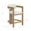 Tabouret de bar Arik Boucle Barrel-121931513