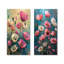 Ensemble de 2 pièces coquelicots roses et blanches-1820901100-1820901091-1820901090