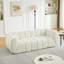 Canapé en chenille avec coussin moelleux-221707152