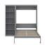 Full Size Murphy Bed Wall Bed With Shelves-307829556