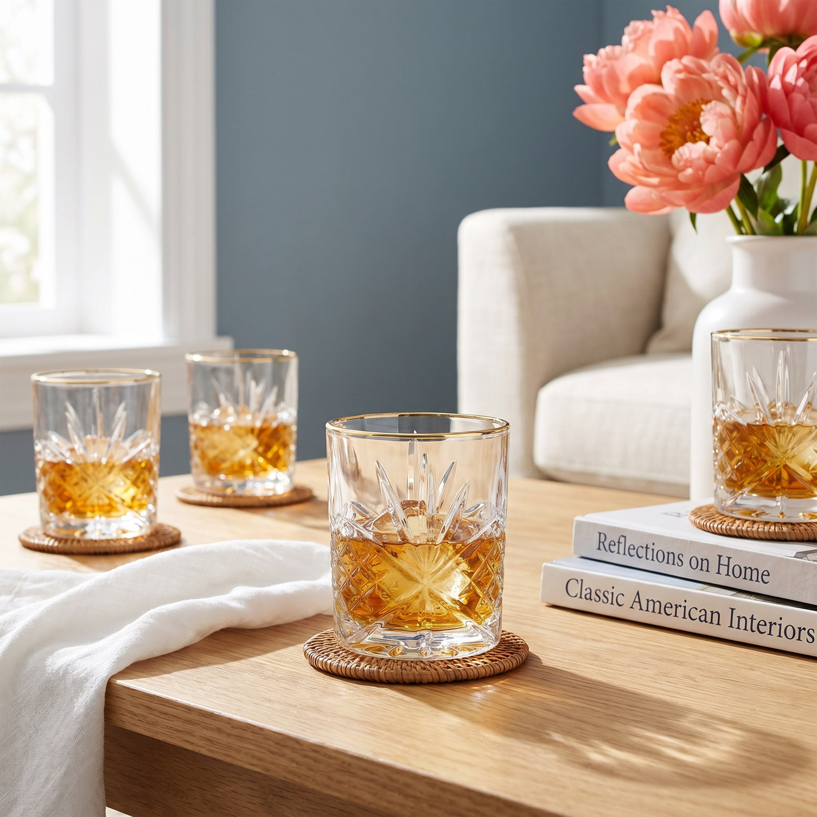 Dublin Crystal Whiskey Glass, Gold