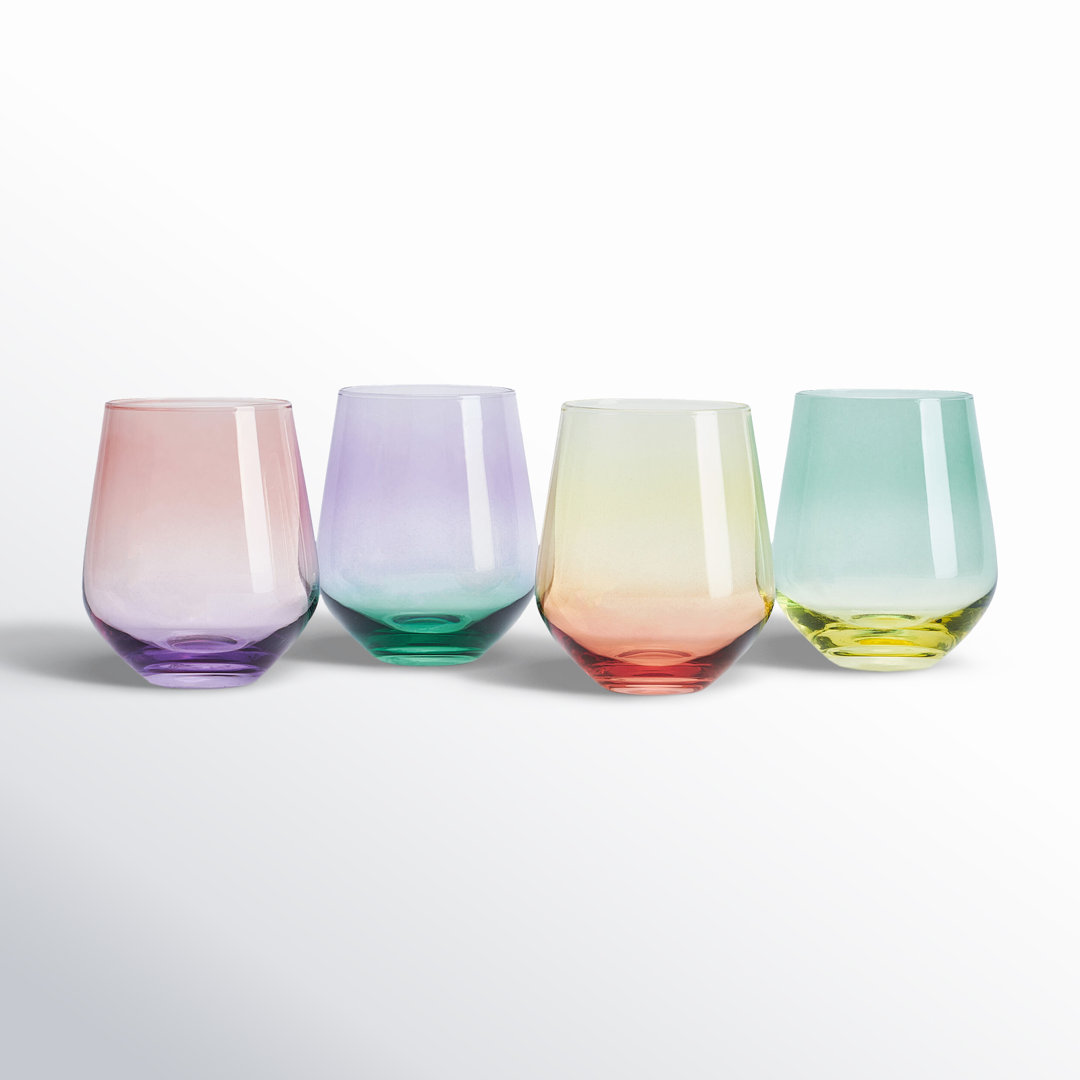 Mikasa Chroma 13 oz. Stemless Wine Glasses Mikasa