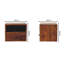 30cm W Solid Wood Bedside Table