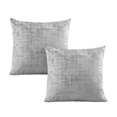 Textured Velvet Euro Reversible Pillow Cover