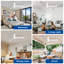 Ventilateur de plafond encastré à 3 pales de 52 pouces avec profil bas et 3 lumières avec télécommande et ventilateur intérieur à intensité variable avec télécommande-750143514-750143517-750143513