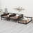 Triple Wood Bunk Bed, With Ladders, Guardrails Detachable Bunk Bed-399701411