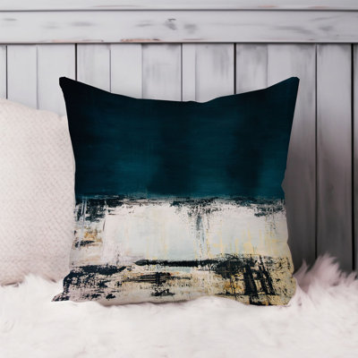  Abstract Dark Blue Elegance Paint Brush Strokes Transitional