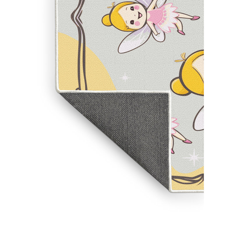Tapis fantaisie East Urban Home, Rectangulaire 3 pi x 5 pi