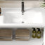 Meuble-lavabo mural polyvalent 36 po avec lavabo en céramique à fixation libre 36 po