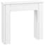 Modern Fireplace Mantel, Freestanding Fireplace Surround for Electric Fireplaces, 44.7" W x 40" H White