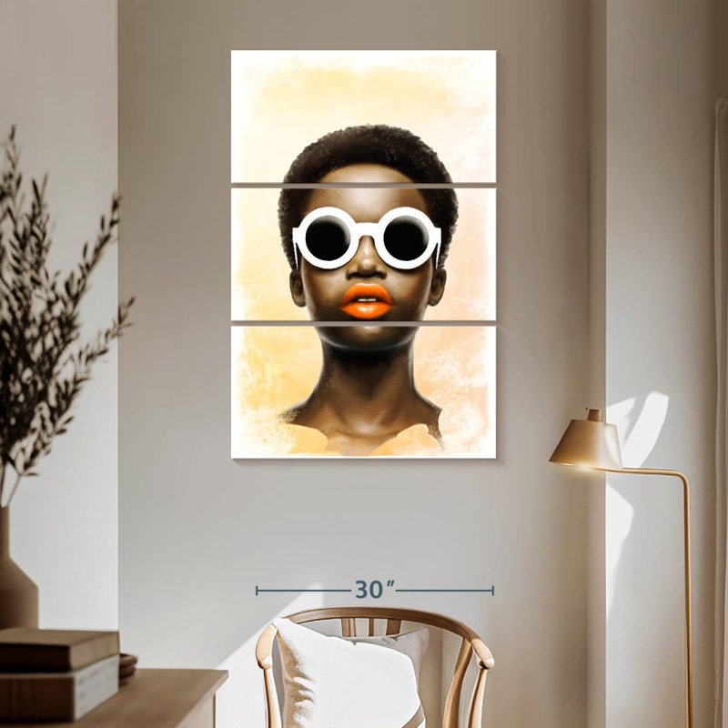 Leisha African Lady, 65" H x 42" W
