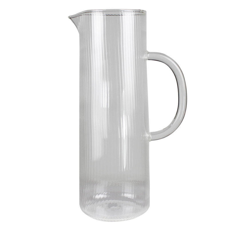 Pichet côtelé Jolie, verre capacité 32 oz