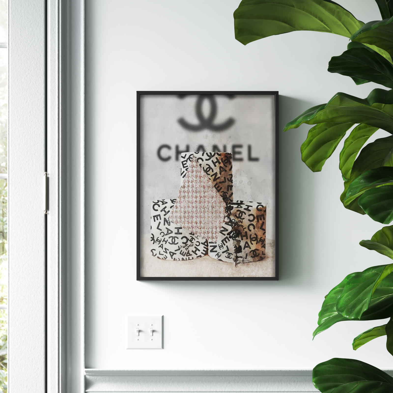 Cusom Coffee Table Book Stack, Coco Chanel Quote, Fashion Designer