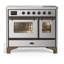 Majestic III Series 40 Inch Induction Range with 6 Induction Elements in Stainless Steel (Brass Trim)-1837201741-1837201732