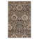 Tapis damassé bleu clair Fanrum