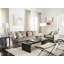 Modern Streamline Solid Wood Sled Coffee Table