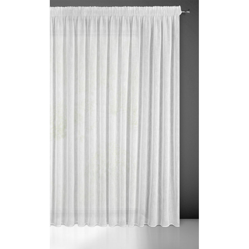 Kametra Sheer Curtain Single Panel, 270cm H x 300cm W