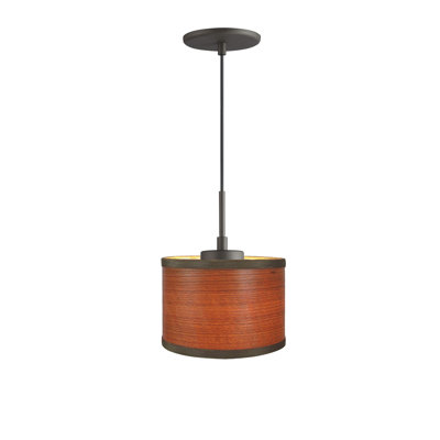 Luminaire suspendu tambour 1 lumière Keiser