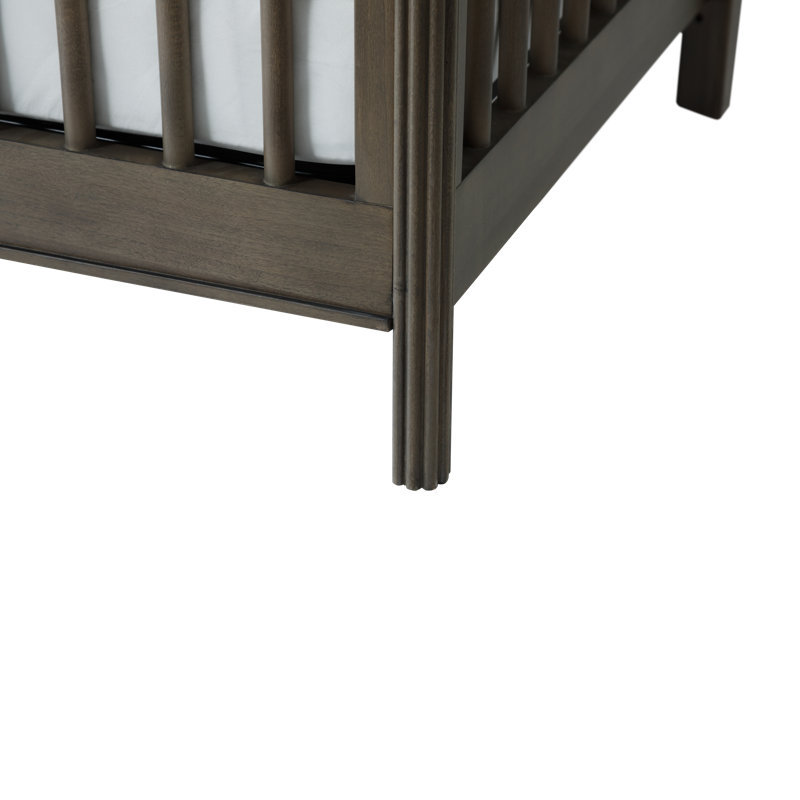 Reid 6 -in-1 Convertible Crib, Greige Wash