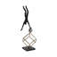 Sagebrook Home 19X7" Gymnast On Ball & Cube, Multi