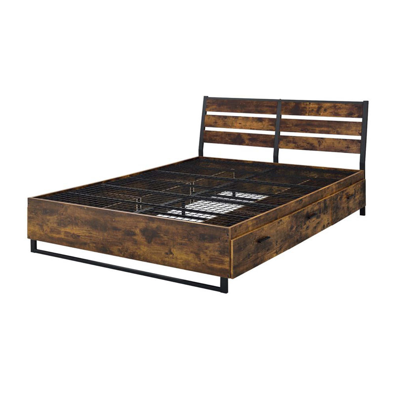 Millsap Standard Bed, King, Oak 1