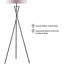 Lampe trépied 65 po