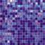 Carreau de mosaïque en verre 0,6 po x 0,6 po Mingles