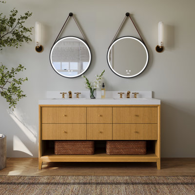Momo Oak Single Bathroom Vanity