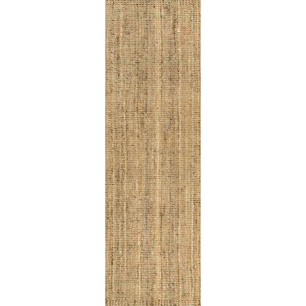 Bay Isle Home Waring Farmhouse Handmade Flatweave Jute Natural Area Rug ...