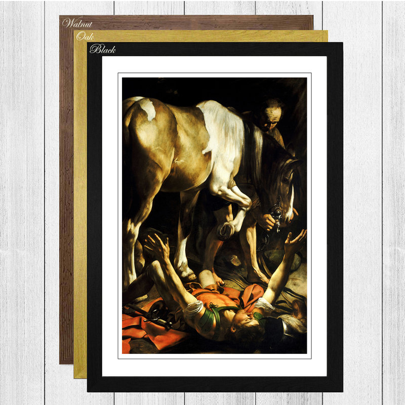 Caravaggio - Single Picture Frame Painting, Black