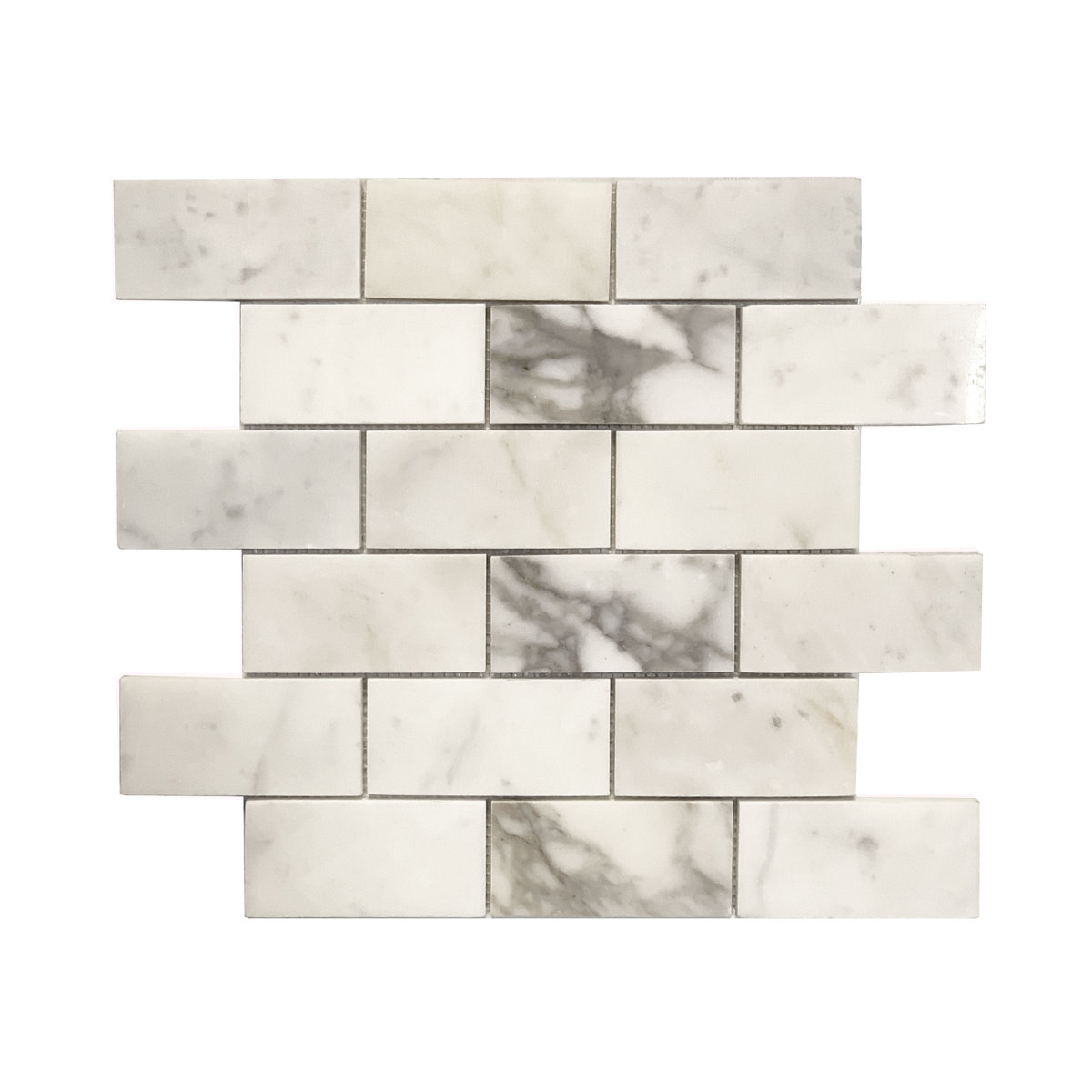 Bloom Stone 2" x 4" Marble Brick Joint Mosaic Wall & Floor Tile | Wayfair