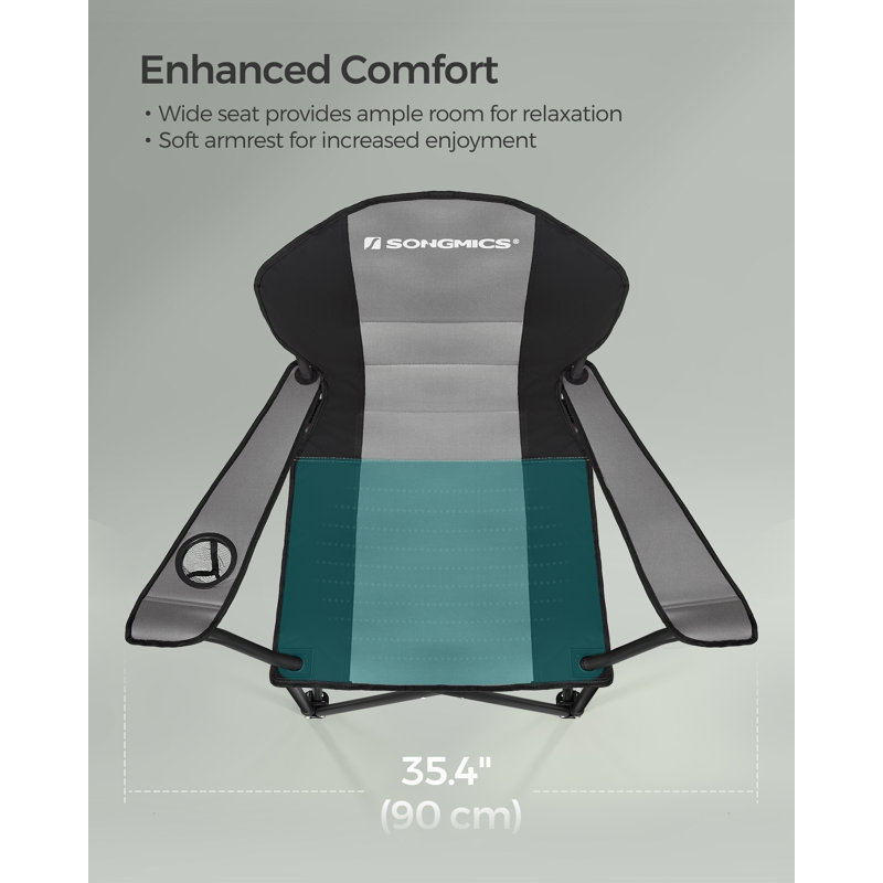 Renitta Folding Camping Chair, Grey/Black