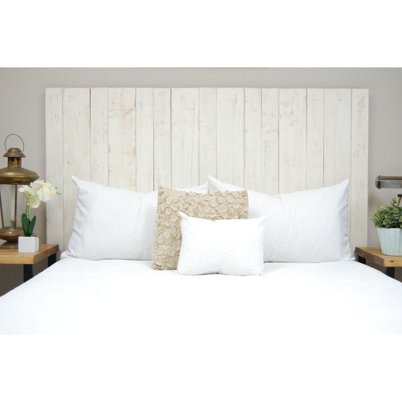  King Solid Wood Panel Headboard