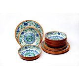 Eddie Melamine Dinnerware - Service for 4