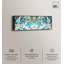 Décoration murale abstraite sur toile Blazing Blue Gold par Art Remedy-115023562-115023563