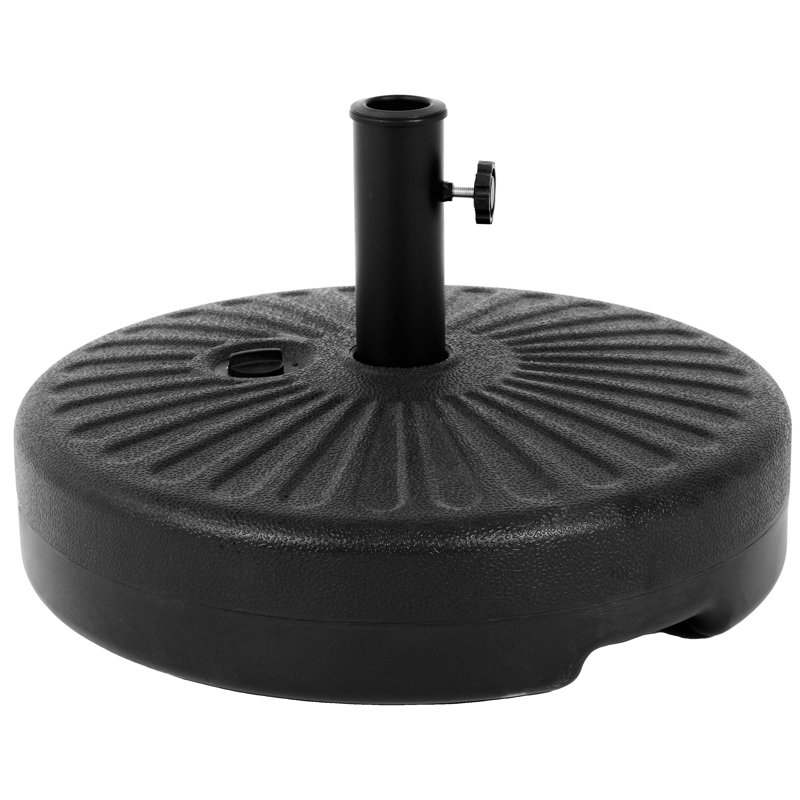 Base de parasol noire