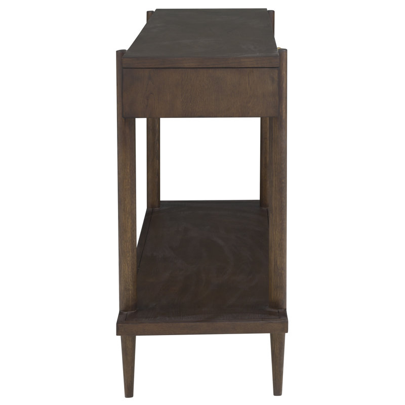 One Drawer Console Table, Caramel