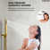 Pressure Balancing Shower Faucet 12" High-Pressure Dual Showerheads with LCD Display