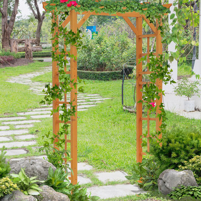 Tonnelle de jardin d'extérieur en bois exceptionnelle pour diverses occasions et plantes
