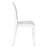 Resin Oval Back Armless Sophia Chair, 3 Chair Bundle by Chivari-106428993