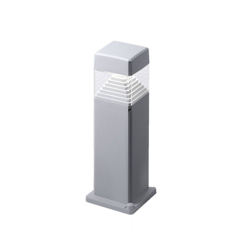 Resin Bollard Light, Gray