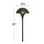 Mushroom Incandescent Hardwire Pathway Light-617151497