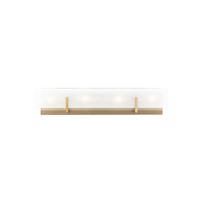 Syll Four Light Wall / Bath from Visual Comfort Studio, Satin Brass, No