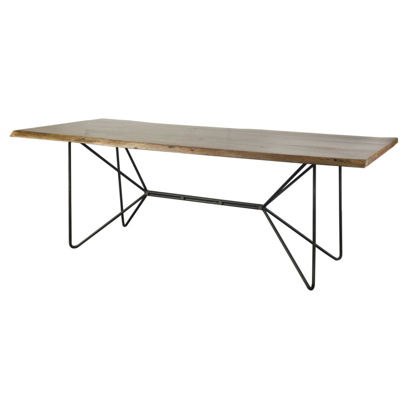 Table de salle à manger Balcom, Brun naturel