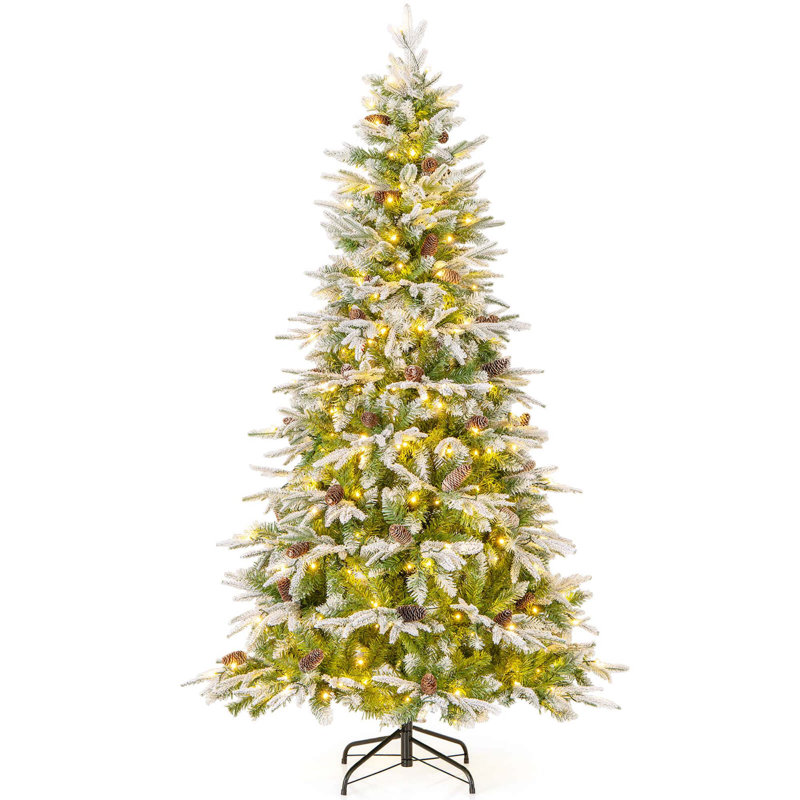 Arbre de Noël artificiel à charnières, 6'