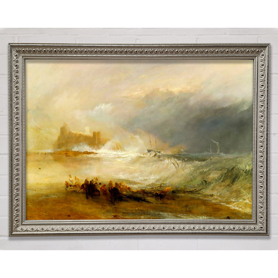 Küste von Northumberland von Joseph Mallord Turner - Einzelne Bilderrahmen Kunstdrucke