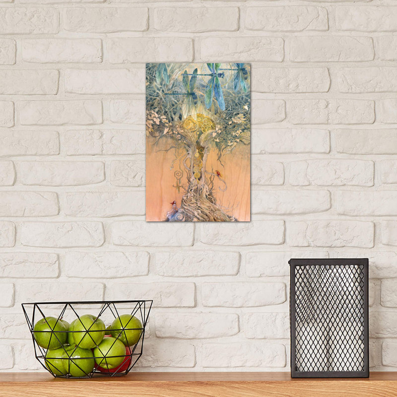 Entangle by Stephanie Law - Wrapped Canvas Painting, 20.32 cm H x 30.48 cm W