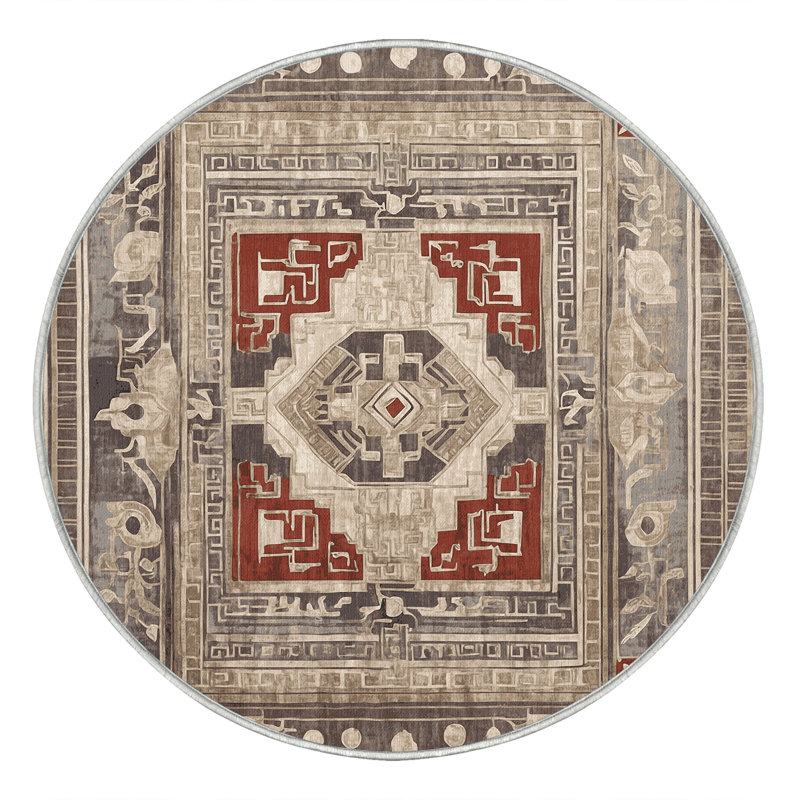 Trojan Tribute Rug, Round 8'
